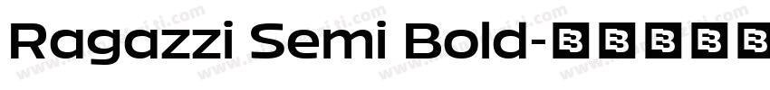 Ragazzi Semi Bold字体转换